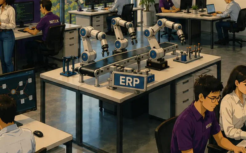 Zona de ERP Inteligente en la oficina NITEK